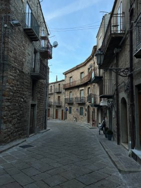 view of di geraci siculo, palermo. sicily, italy