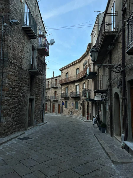 view of di geraci siculo, palermo. sicily, italy