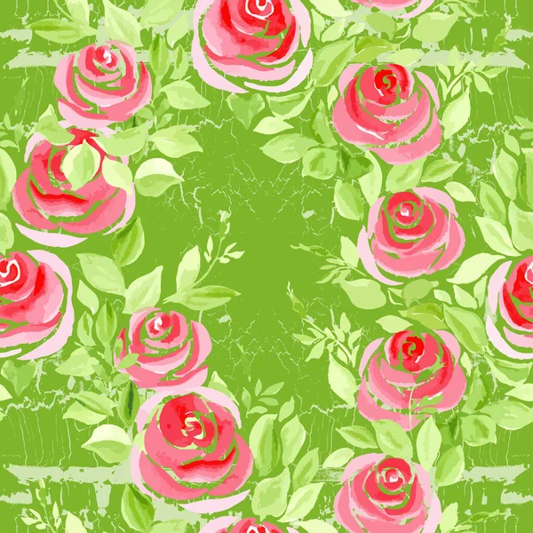 Векторное Изображение Розы Цветы Листья Парфюмерия Косметические Растения Обои Использовать — стоковый вектор