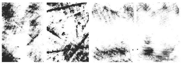 Набір Вінтажних Гранжевих Текстур Елемент Дизайну Плаката Картки Банера Векторні — стоковий вектор