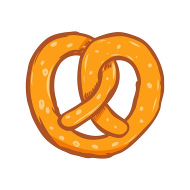 Çubuk krakerin resmi. Poster, kart, pankart, menü için tasarım ögesi. Vektör illüstrasyonu