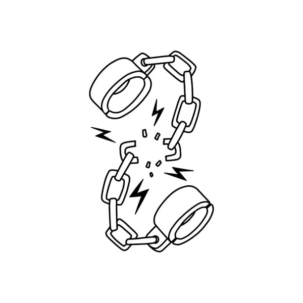 Ilustrace Polámaných Pout Starobylém Monochromatickém Stylu Designový Prvek Pro Logo — Stockový vektor
