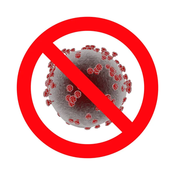 验尸官的危险信号 Coronavirus细胞 传单的设计元素 矢量说明 — 图库矢量图片