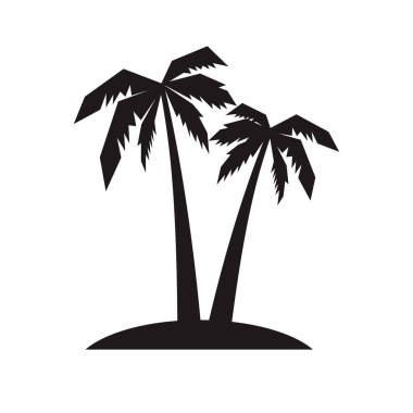 Palm Vintage çizimi. Yaz zamanı. Logo, etiket, imza, menü, poster için.