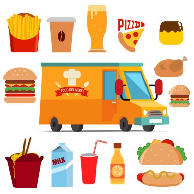 Gıda dır. Gıda kamyon. Fast food. 