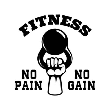 Jimnastik çanlarıyla el sıkışın. Amblem, işaret, rozet için tasarım elemanı. Vektör illüstrasyonu