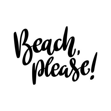 Kumsal lütfen. Harf cümlesi beyaz arkaplanda izole edildi