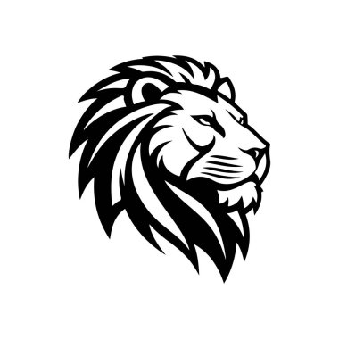 Aslan işareti. Logo, etiket, amblem ve imza için tasarım ögesi.