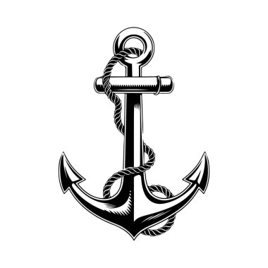 Çapanın oymacılık tarzında bir tasviri. Poster, kart, pankart, işaret, logo için tasarım elemanı. Vektör illüstrasyonu