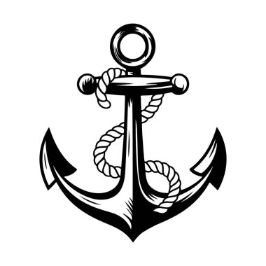 Çapanın oymacılık tarzında bir tasviri. Poster, kart, pankart, işaret, logo için tasarım elemanı. Vektör illüstrasyonu