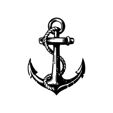 Çapanın oymacılık tarzında bir tasviri. Poster, kart, pankart, işaret, logo için tasarım elemanı. Vektör illüstrasyonu