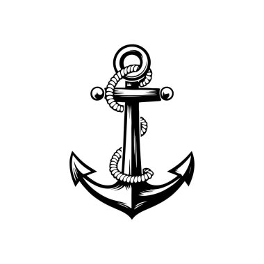 Çapanın oymacılık tarzında bir tasviri. Poster, kart, pankart, işaret, logo için tasarım elemanı. Vektör illüstrasyonu