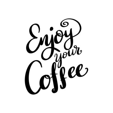 Afiyet olsun. Beyaz arka planda harf cümlesi. Poster, afiş, tişört, kart için tasarım ögesi.