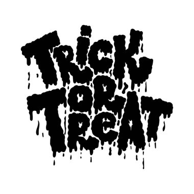 Şeker mi şaka mı? Beyaz arka plana el yazması harfler çizilmiş. Poster ve kart için tasarım elemanı. Motivasyon ifadesi. 