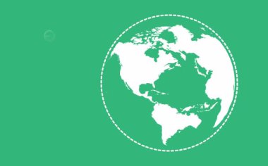 Yuvarlak itici çizginin soyut animasyonu. Kullanıcı arayüzü tasarımı için tasarım ögesi