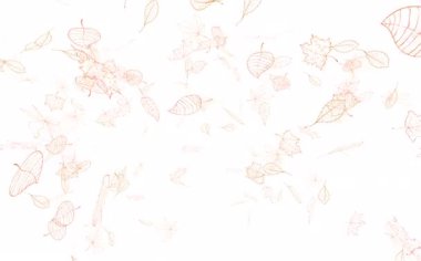 Düşen sarı sonbahar yaprakları ile soyut arkaplan