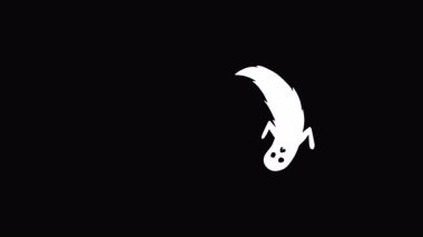 Cadılar Bayramı hayaletinin el yapımı animasyonu