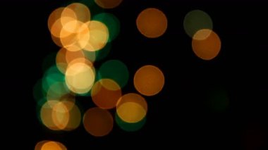 Koyu arkaplanda yanıp sönen ışıklar