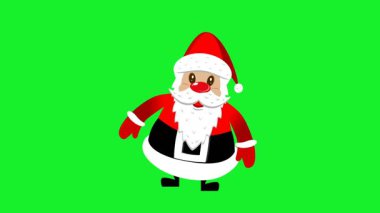 Alfa Kanallı Dans Eden Noel Baba.