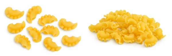 Pasta Cornetti Creste Macaroni Isolated White Background Full Depth Field — Stock Photo, Image