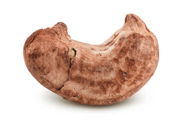 Cashew Nuts Heap Shell Isolated White Background — Stock Photo, Image