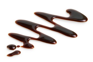 Balsamic vinegar isolated on white background with full depth of field