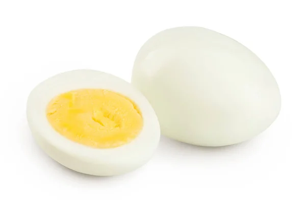 Вареное Перепелиное Яйцо Изолировано Белом Фоне Полной Глубиной Резкости — стоковое фото
