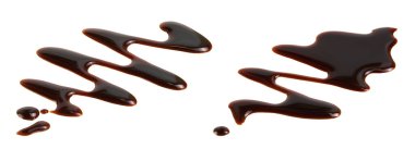 Balsamic vinegar isolated on white background with full depth of field