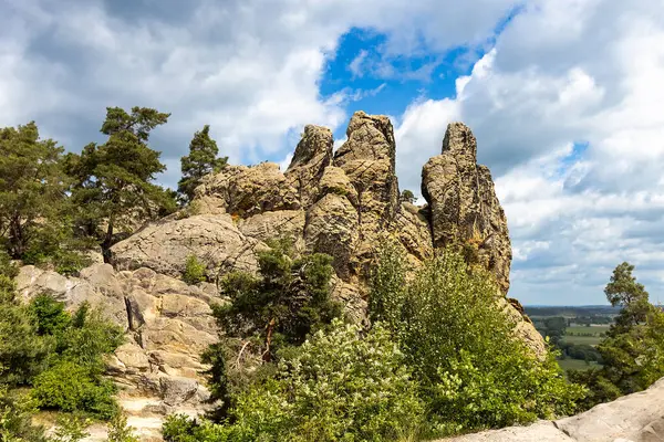 Harz Dağlarında Kaya oluşumu Hamburger Wappen