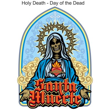 Kutsal Ölüm, iskelet, grunge vintage dizayn tişörtü