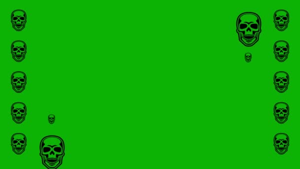 dessin animé, crâne d'animation