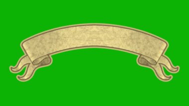 çizgi film, animasyon, renkli pankartlar.