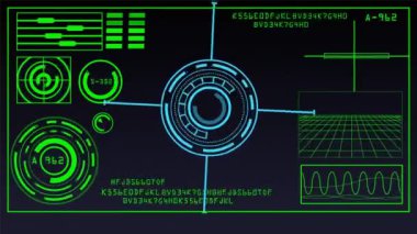 Dijital teknoloji elementleri, Hitech tarzı teknoloji HUD elementleri