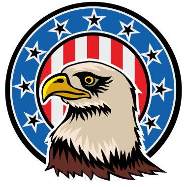 Kel kartal, Amerikan arması.,