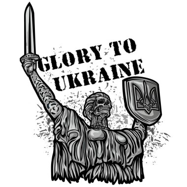 Ordu işareti, Kyiv 'deki anavatan, kafatası