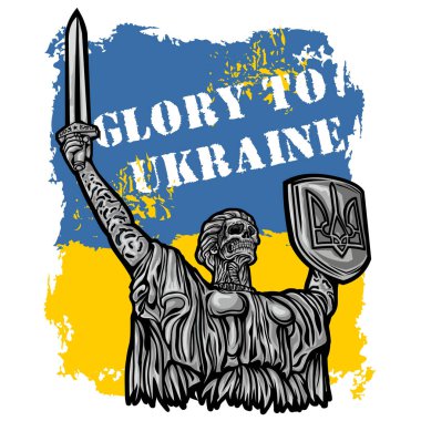 Ordu işareti, Kyiv 'deki anavatan, kafatası