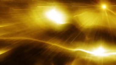 Soyut hareket arkaplanı renkli parçacıklar parlıyor. Kusursuz 4K döngü videosu.