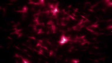 Soyut hareket arkaplanı renkli parçacıklar parlıyor. Kusursuz 4K döngü videosu.