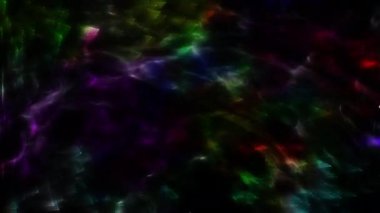 Soyut hareket arkaplanı renkli parçacıklar parlıyor. Kusursuz 4K döngü videosu.