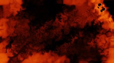 Soyut hareket arkaplanı renkli parçacıklar parlıyor. Kusursuz 4K döngü videosu.