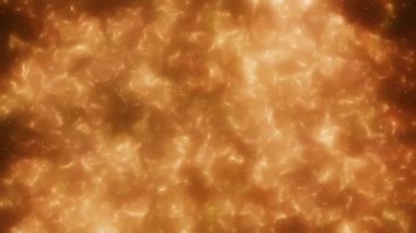 Soyut hareket arkaplanı renkli parçacıklar parlıyor. Kusursuz 4K döngü videosu.