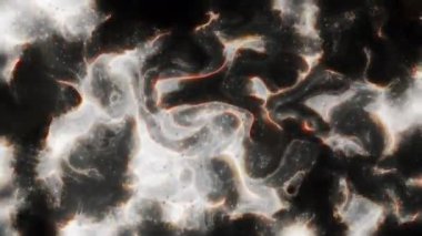 Soyut hareket arkaplanı renkli parçacıklar parlıyor. Kusursuz 4K döngü videosu.