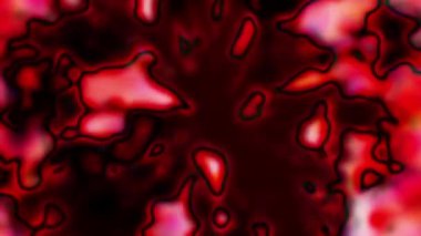 Soyut hareket arkaplanı renkli parçacıklar parlıyor. Kusursuz 4K döngü videosu.