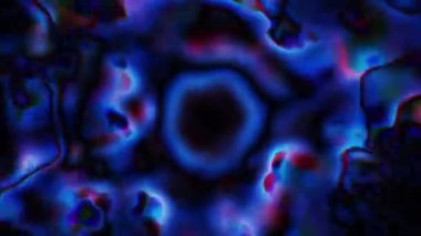 Soyut hareket arkaplanı renkli parçacıklar parlıyor. Kusursuz 4K döngü videosu.