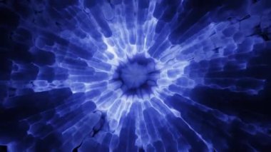 Soyut hareket arkaplanı renkli parçacıklar parlıyor. Kusursuz 4K döngü videosu.