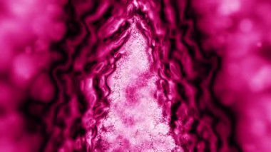 Soyut hareket arkaplanı renkli parçacıklar parlıyor. Kusursuz 4K döngü videosu.