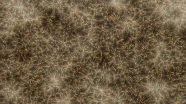 Soyut hareket arkaplanı renkli parçacıklar parlıyor. Kusursuz 4K döngü videosu.