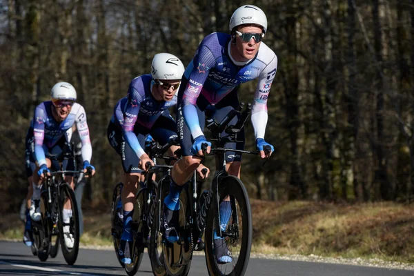 Dampierre Burly France March 2023 View Cyclist Team Israel Premier — Stock Photo, Image