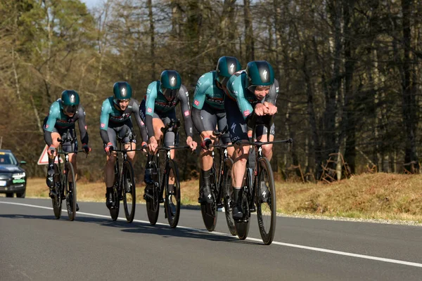 March 2023 View Cyclist Team Bora Hansgore Team Time Trial — Stock Photo, Image