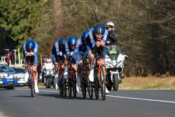 March 2023 View Cyclist Team Groupama Team Time Trial Professionnal — Stock Photo, Image